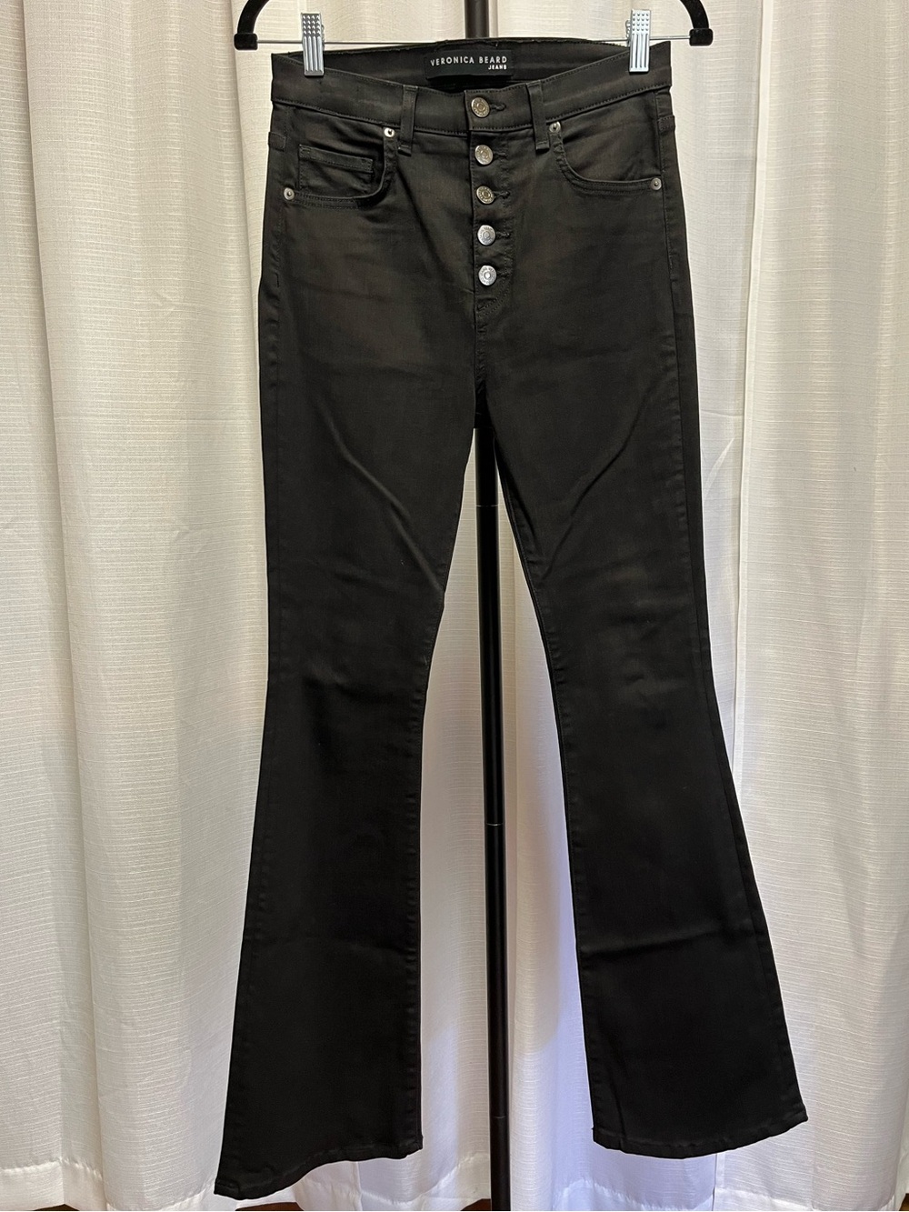 Veronica Beard Beverly High-Rise Skinny Flare Jeans | size 28/6